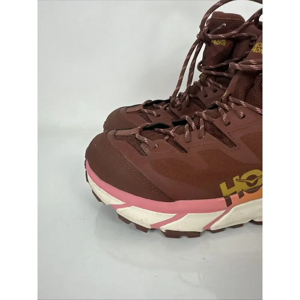 Hoka One One TENNINE Hike GTX Gore-Tex Cherry Mahogany Size 7B